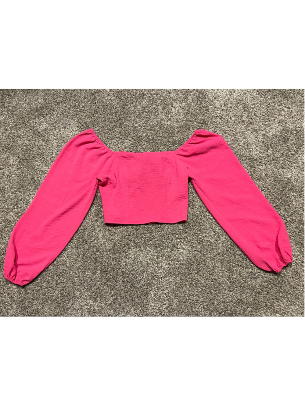 Altar'd State Women’s Long Sleeve Crop Top, Size Small, EUC